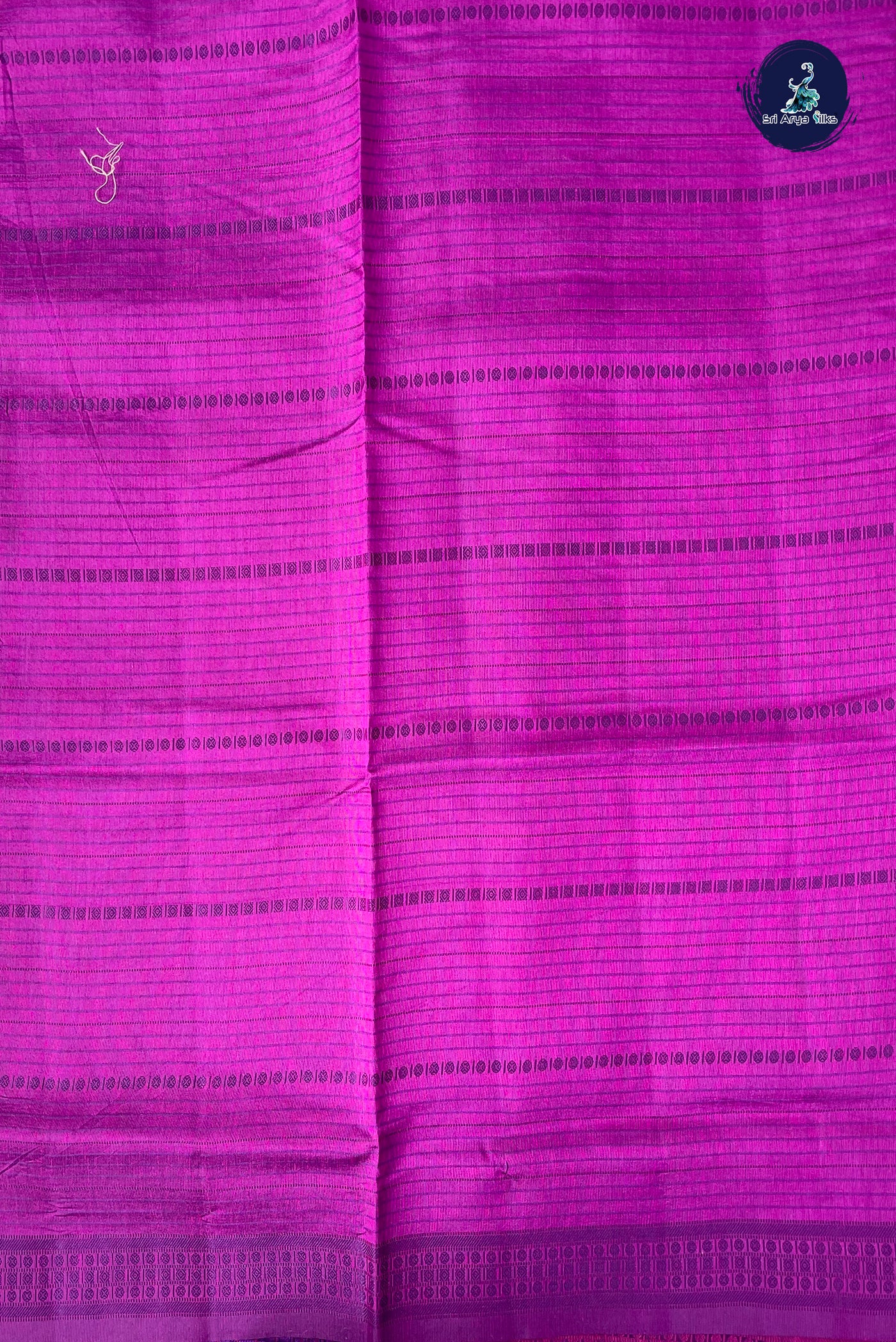 BeetRoot Shade Semi Tussar Saree With Thread Work Pattern