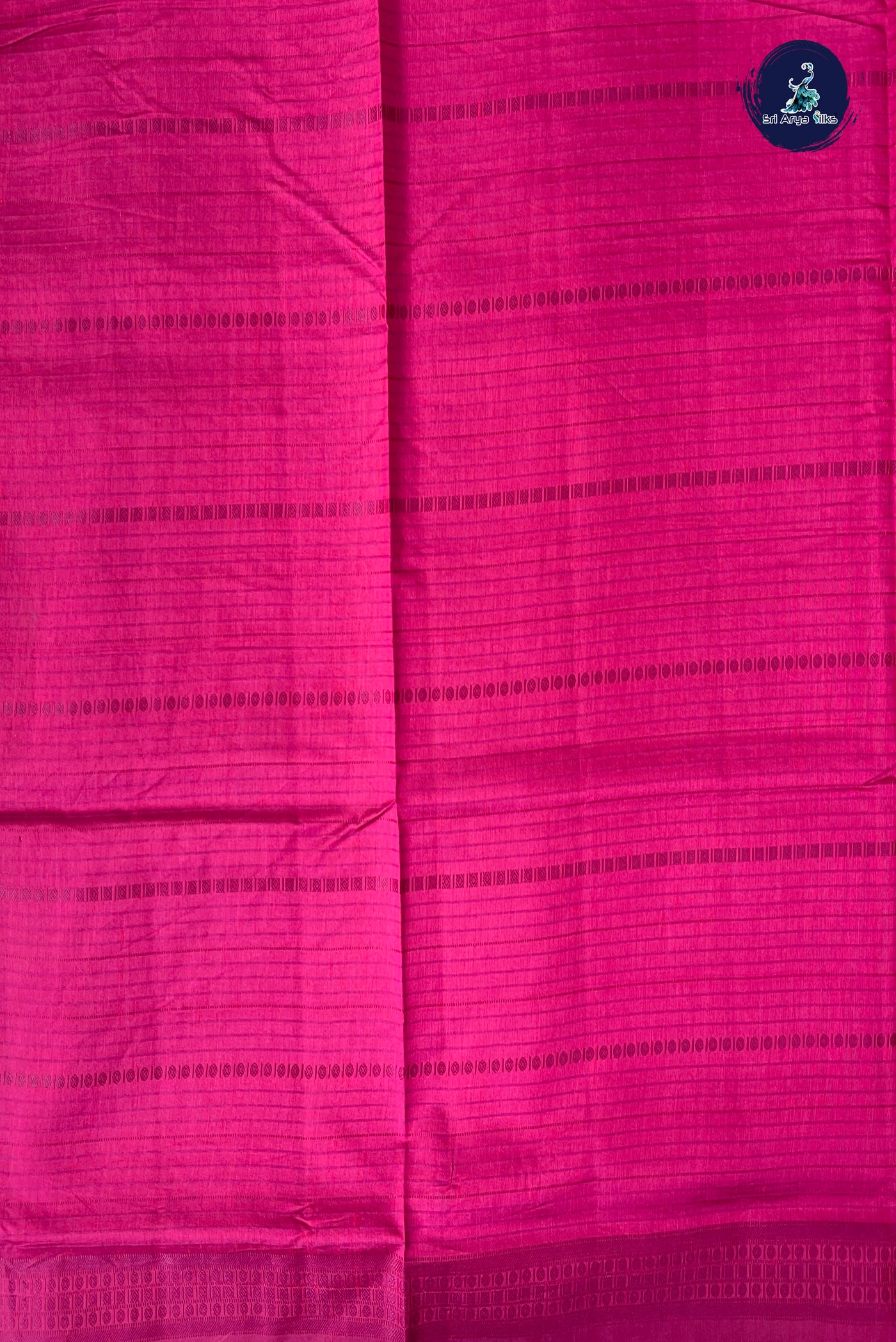 Maroon Semi Tussar Saree With Thread Work Pattern