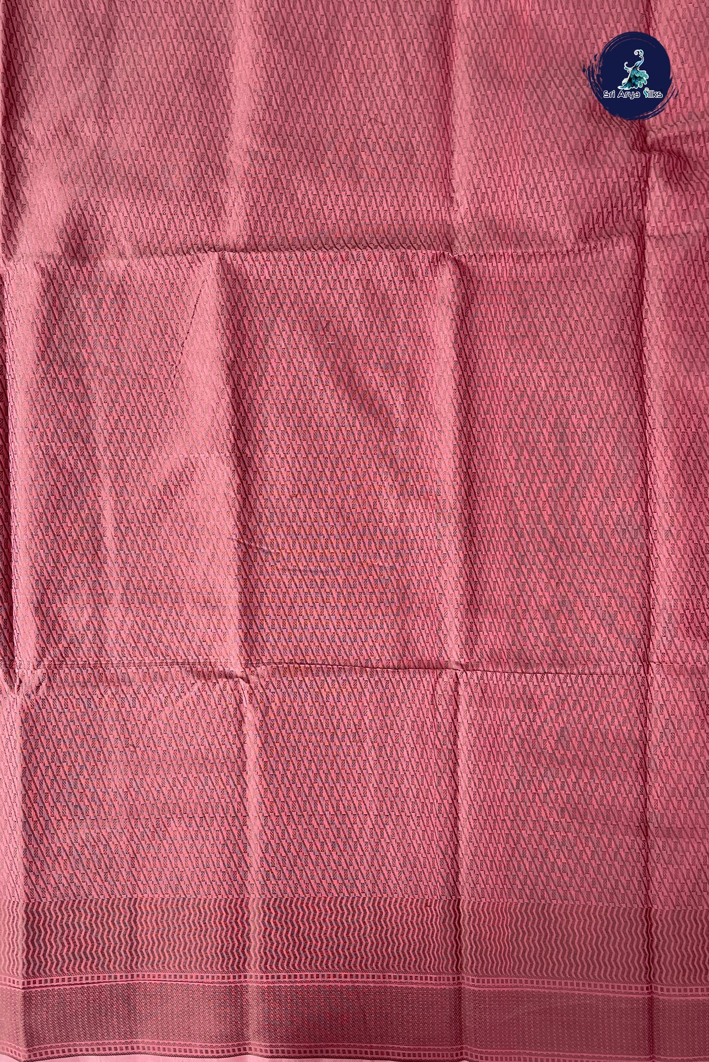 Pink Katan Silk With Buttas Pattern