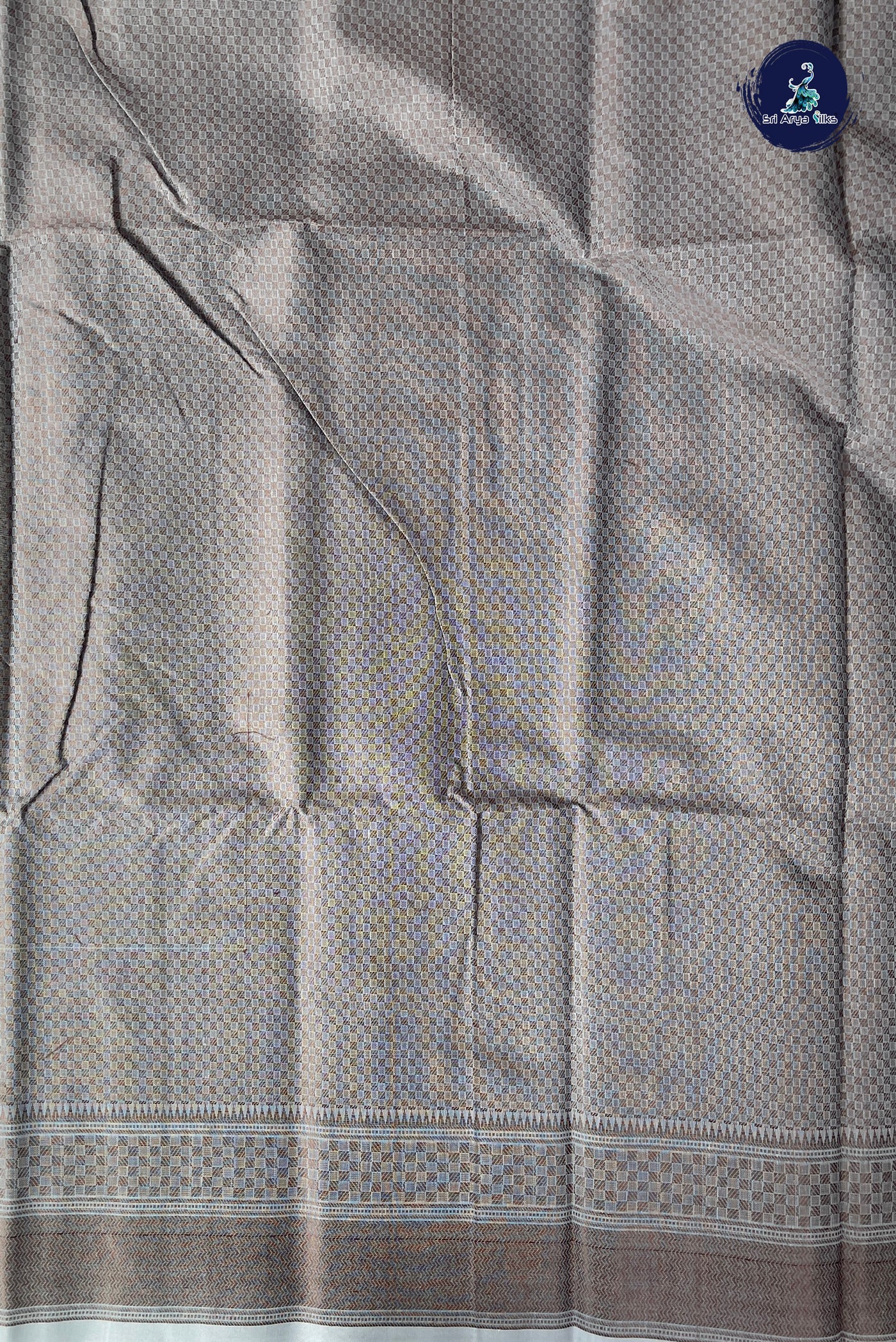 Pastel Shade Katan Silk With Buttas Pattern