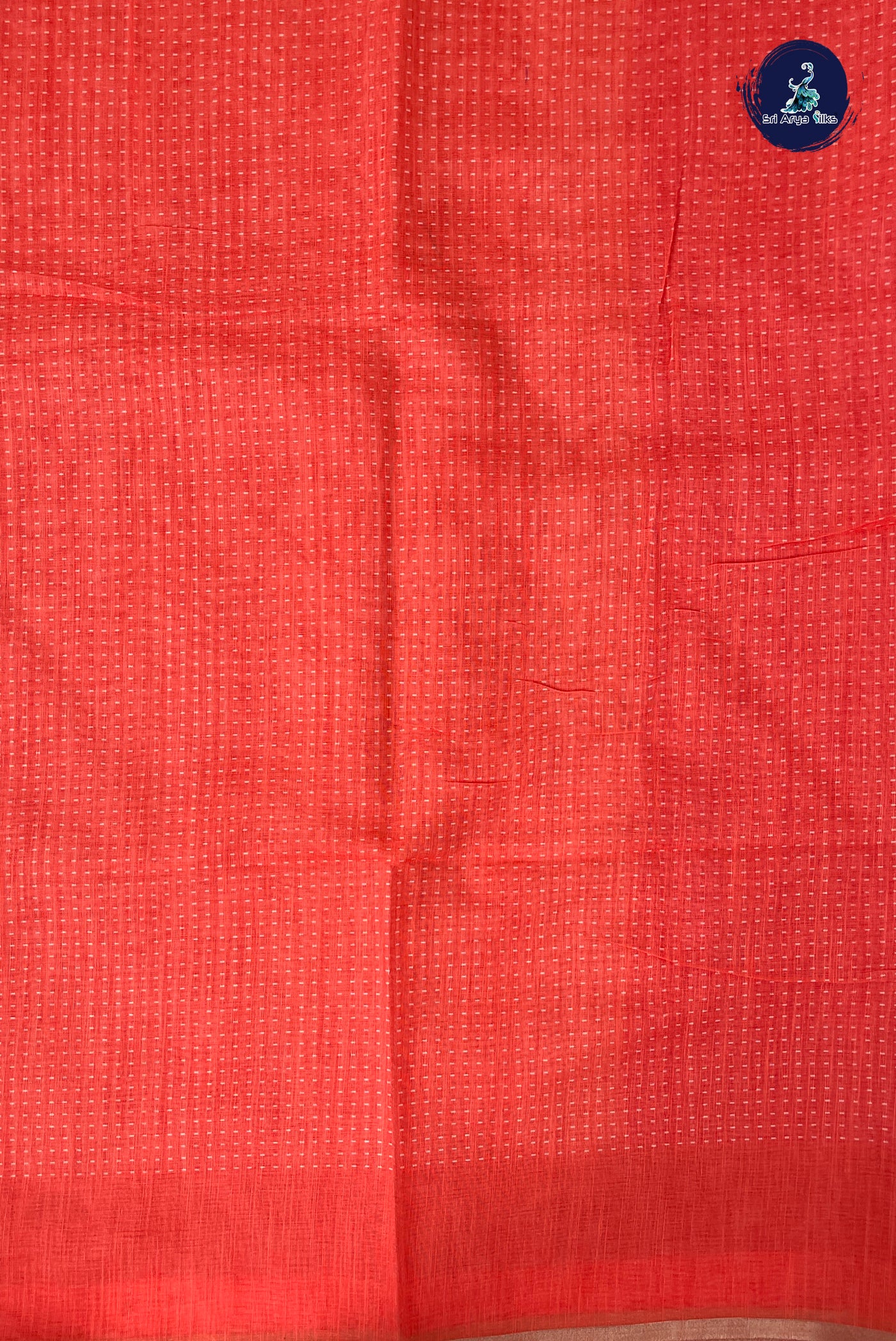Pink Linen Saree With Printed Pattern