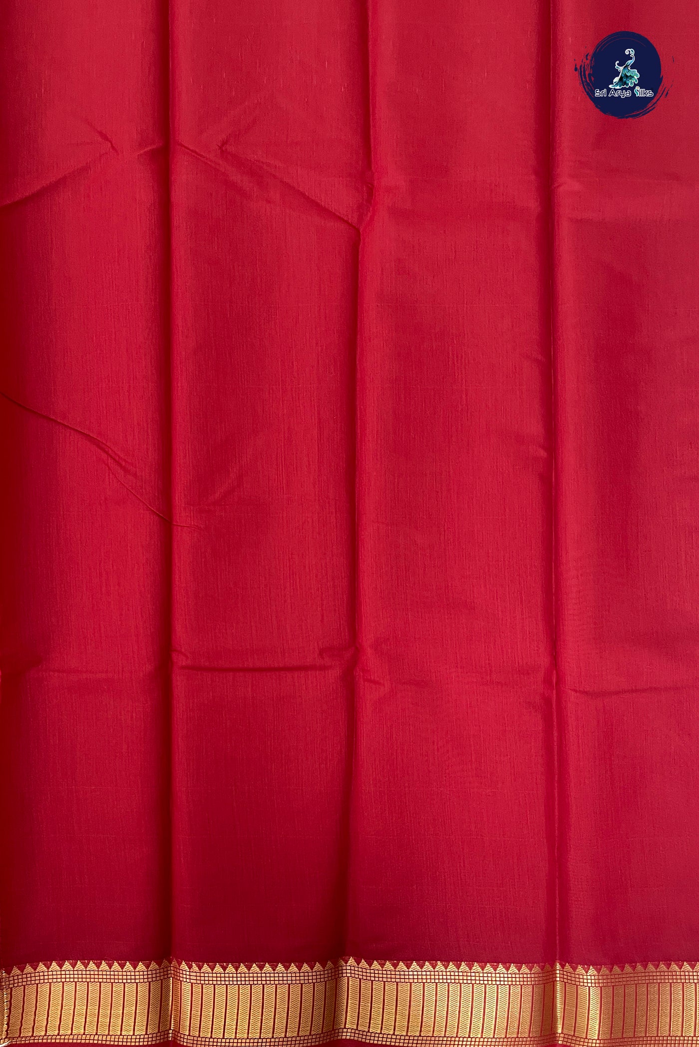 Maroon Budget Semi Silk Cotton Saree With Plain Pattern