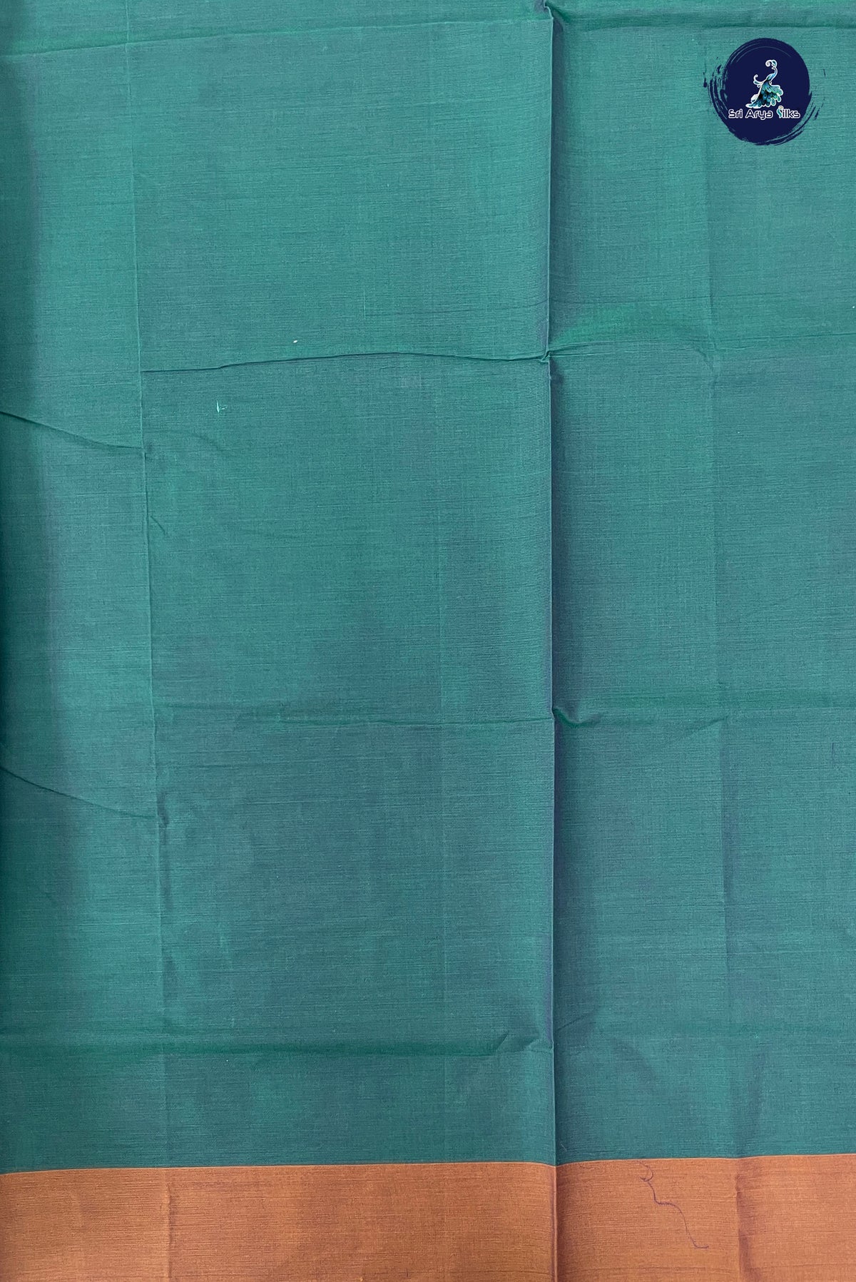 Green Kanchi Cotton Saree With Buttas Pattern