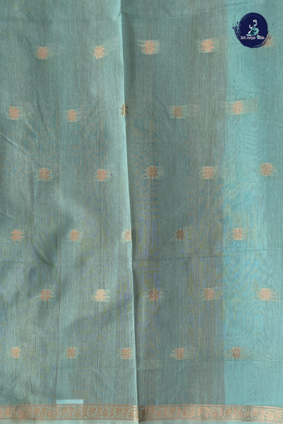 Mustard Maheswari Silk Cotton Sarees With Zari Buttas Pattern