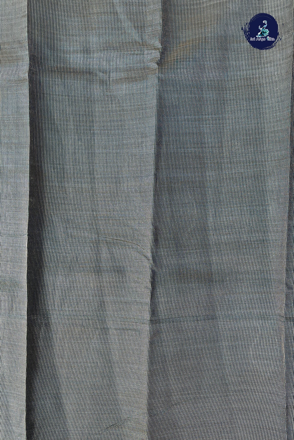 Peacock Blue Semi Tussar Saree With Zari Buttas Pattern