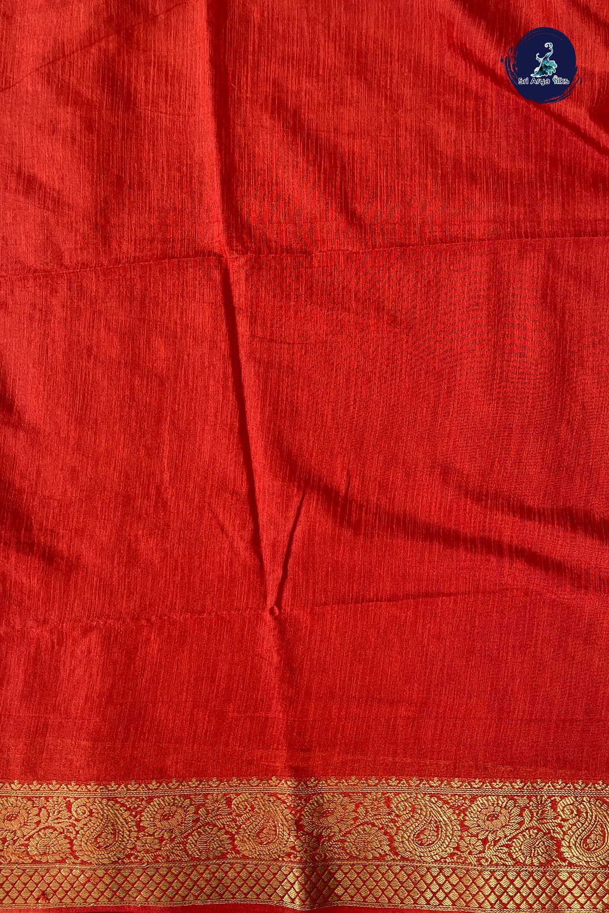 Snuf Raw Silk Saree With Plain Pattern