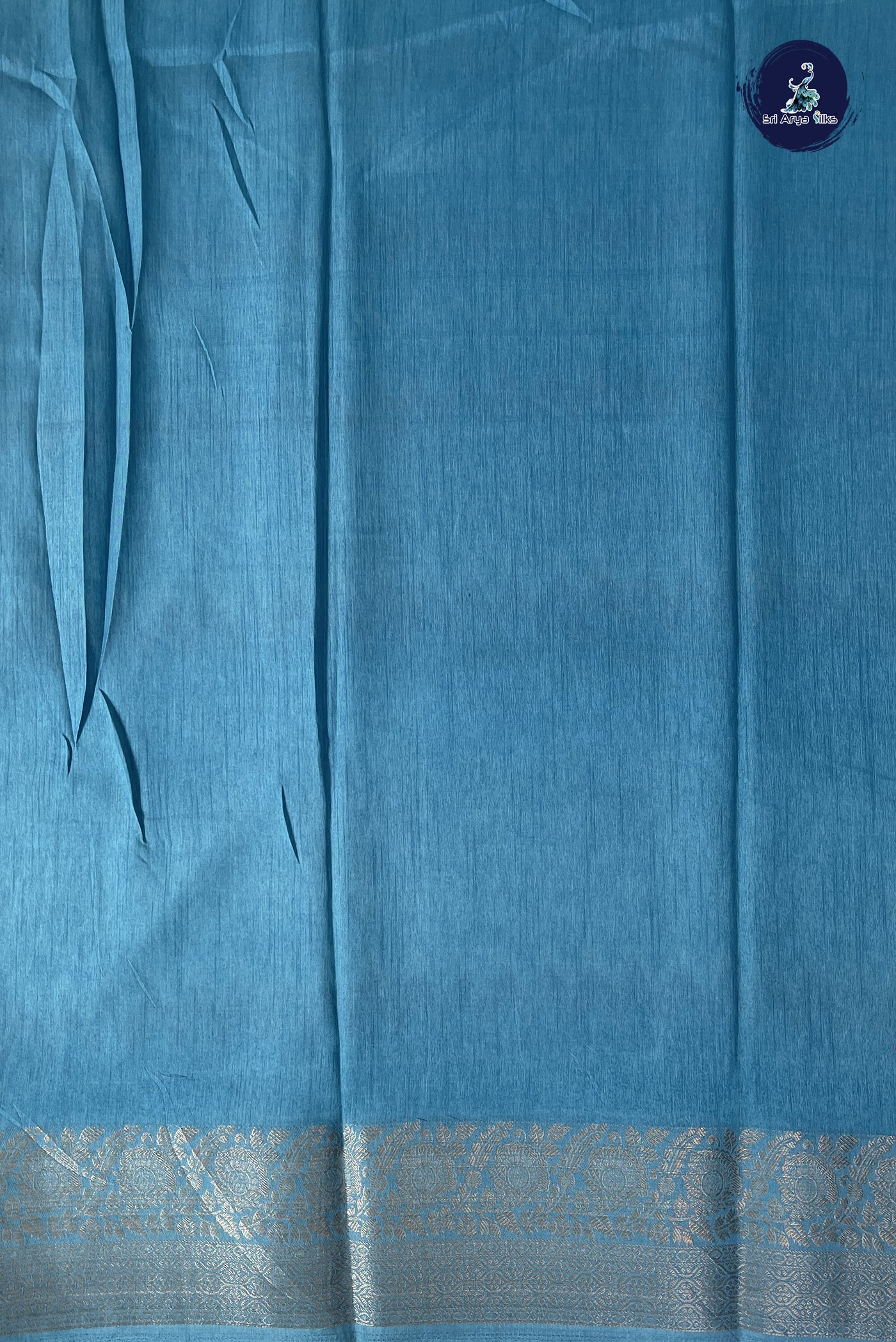 Light Blue Casual Saree With Printed Pattern