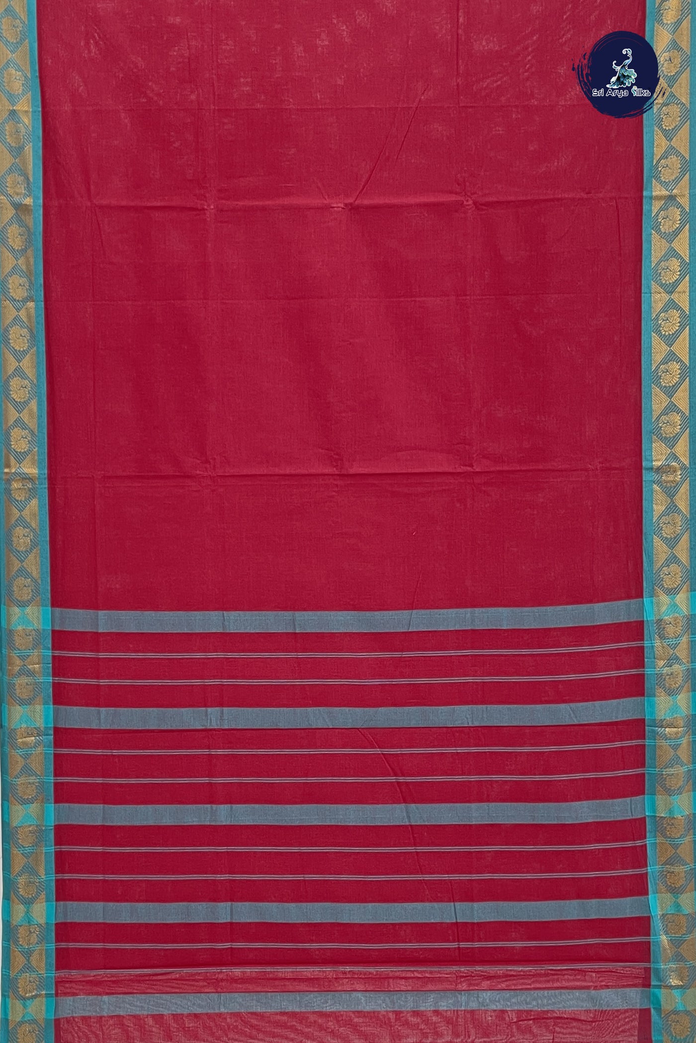 Arakku Cotton Saree With Plain Pattern