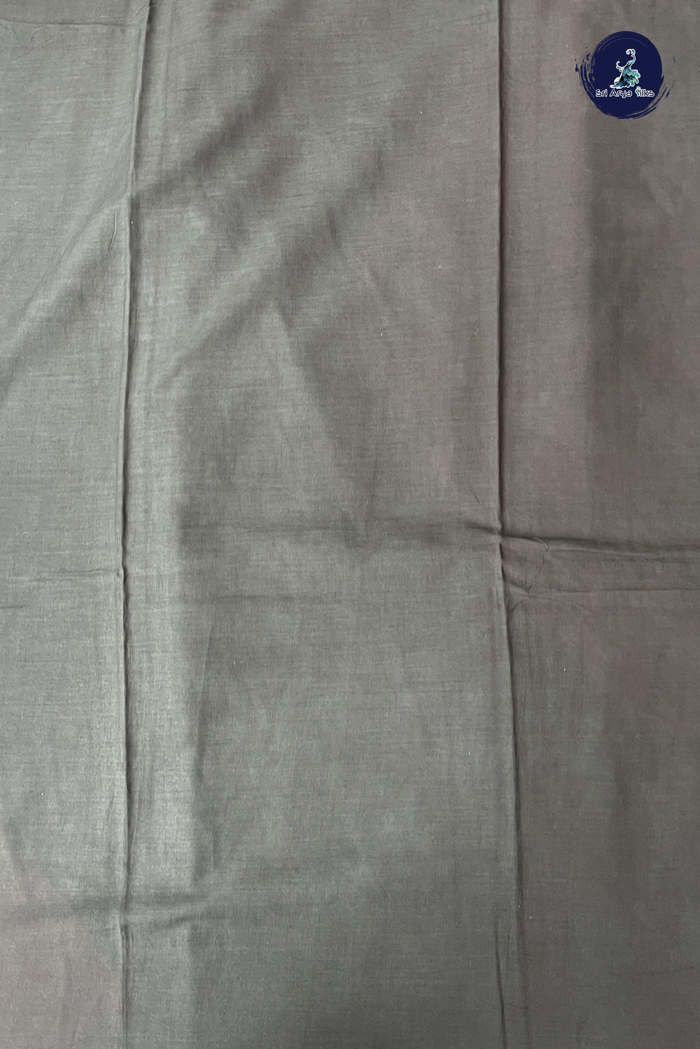 Brown Cotton Saree With Printed Pattern