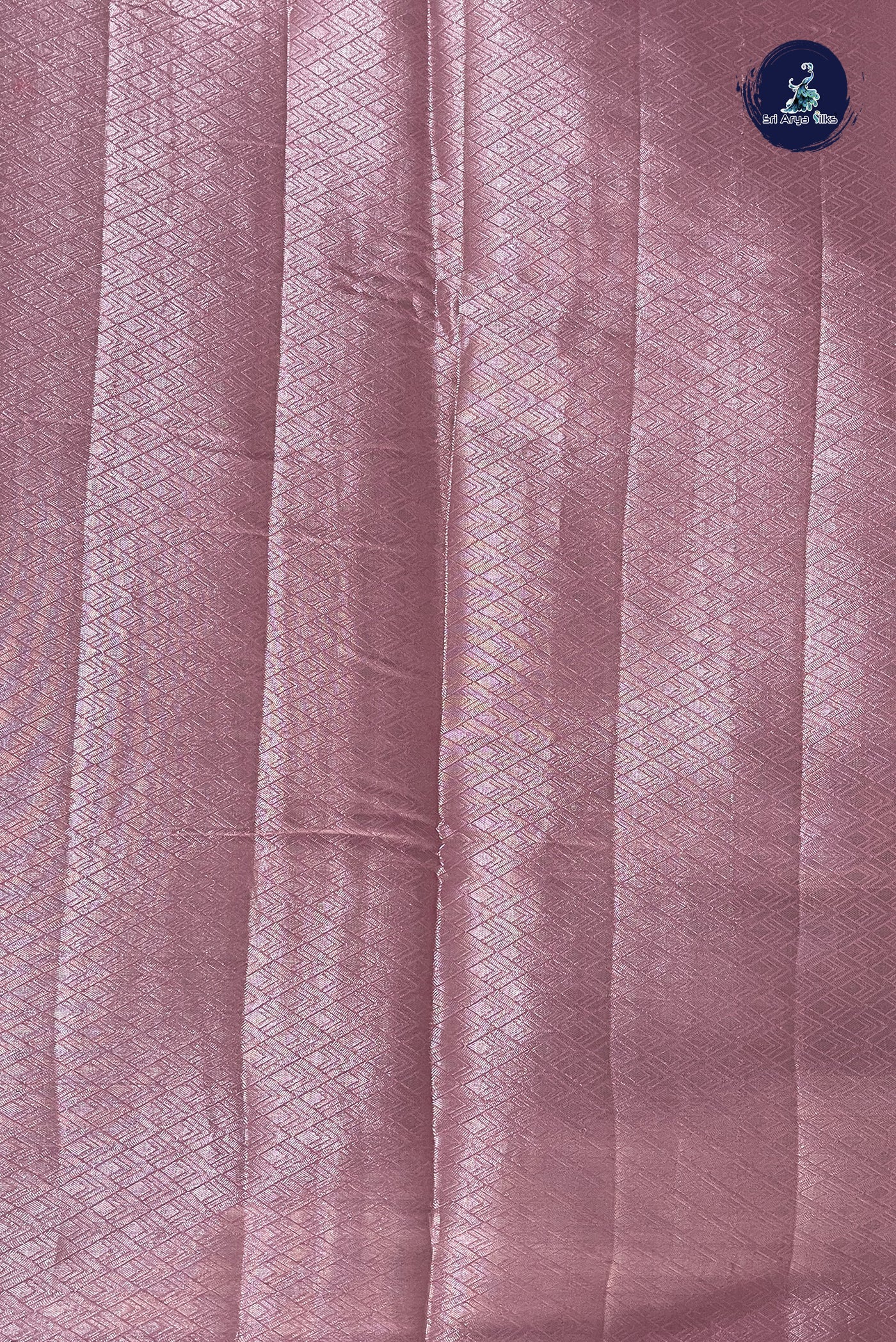 Pink Raw Silk Saree With Zari Buttas Pattern