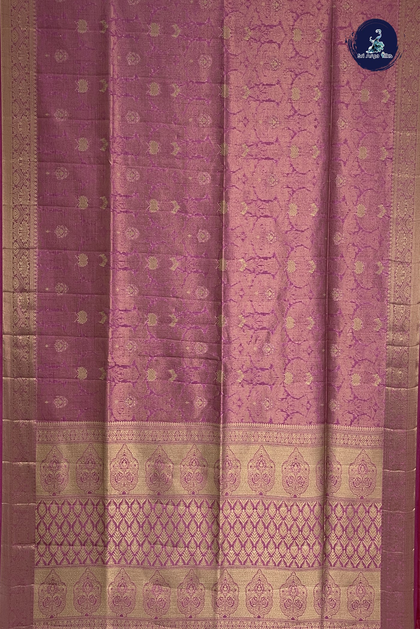 BeetRoot Shade Semi Tussar Saree With Jacquard Pattern