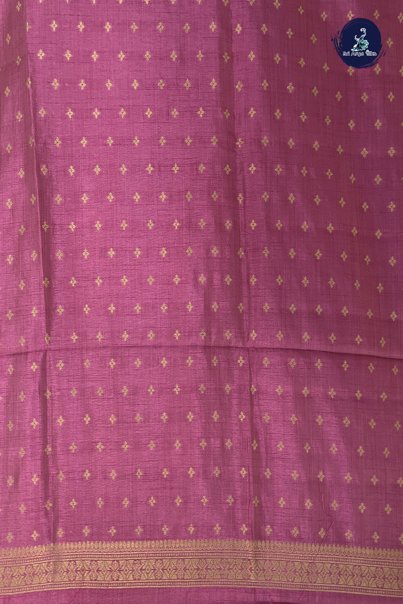 BeetRoot Shade Semi Tussar Saree With Jacquard Pattern