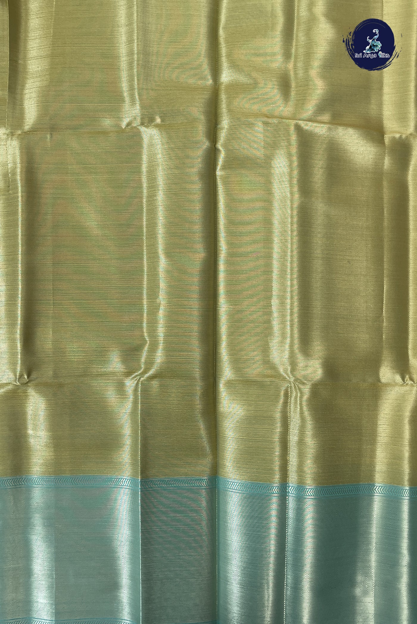 Lemon Yellow Semi Banarasi Saree With Jacquard Pattern