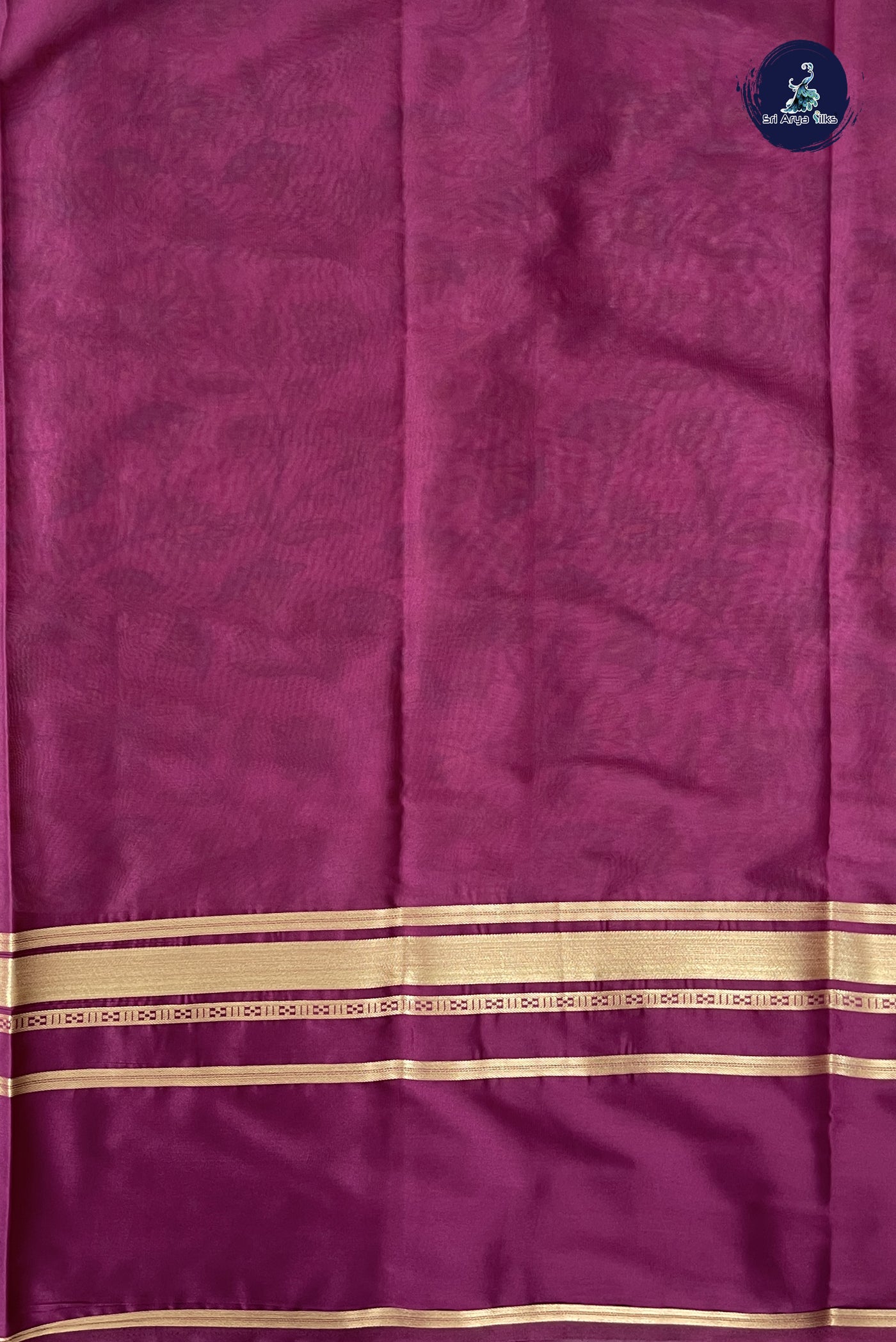Baby Pink Semi Grape Silk Saree With Floral Print Pattern