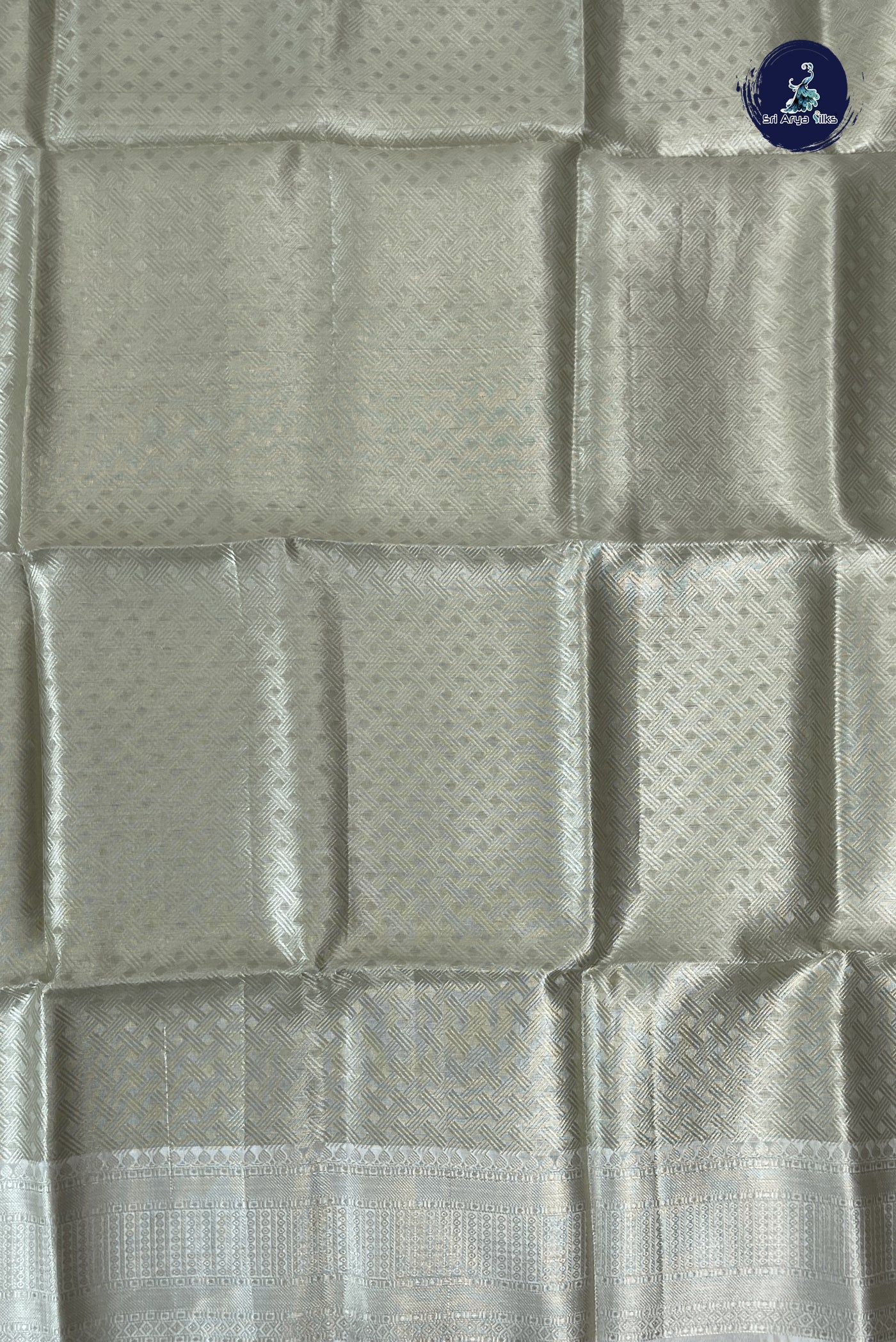 Fawn Tissue Banarasi Saree With Tissue Brocade Pattern