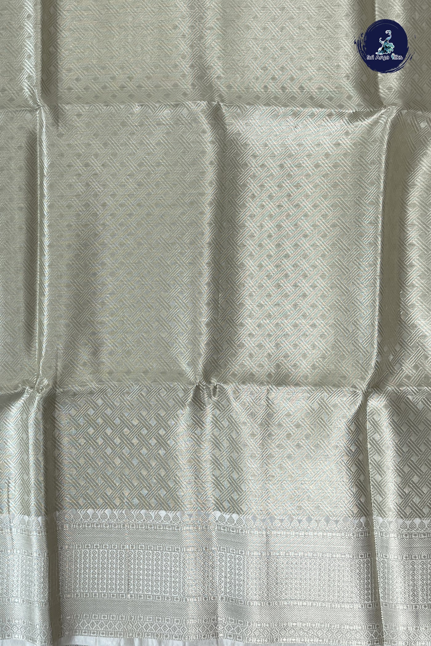 Fawn Tissue Banarasi Saree With Tissue Brocade Pattern