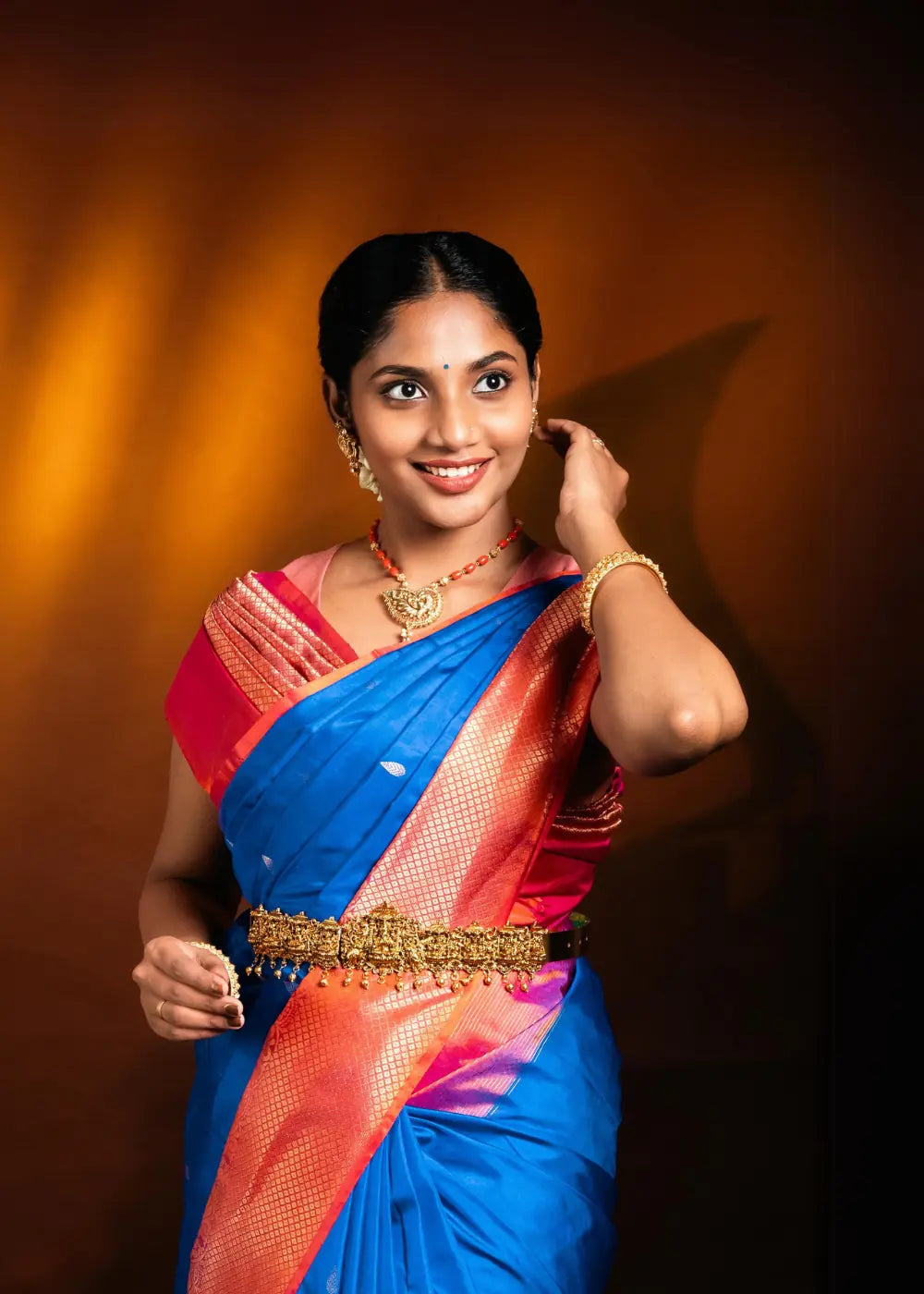 Blue Colours Uppada All Over Silk Sarees