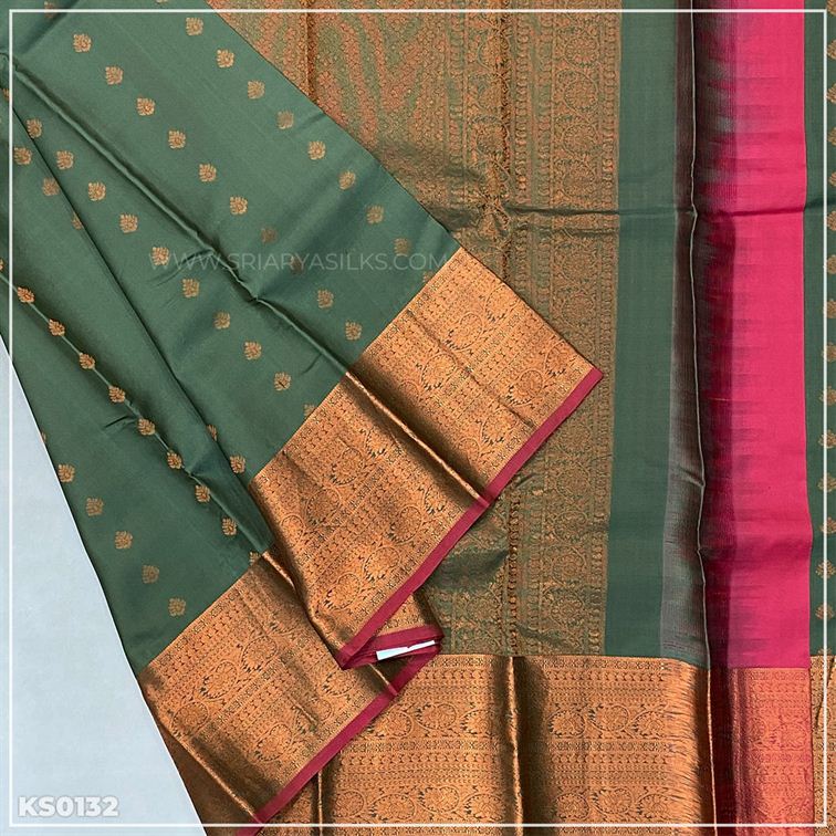 Purple Pure Soft Silk Saree With Copper And Golden Zari Weaved Border –  Shivansh Fab